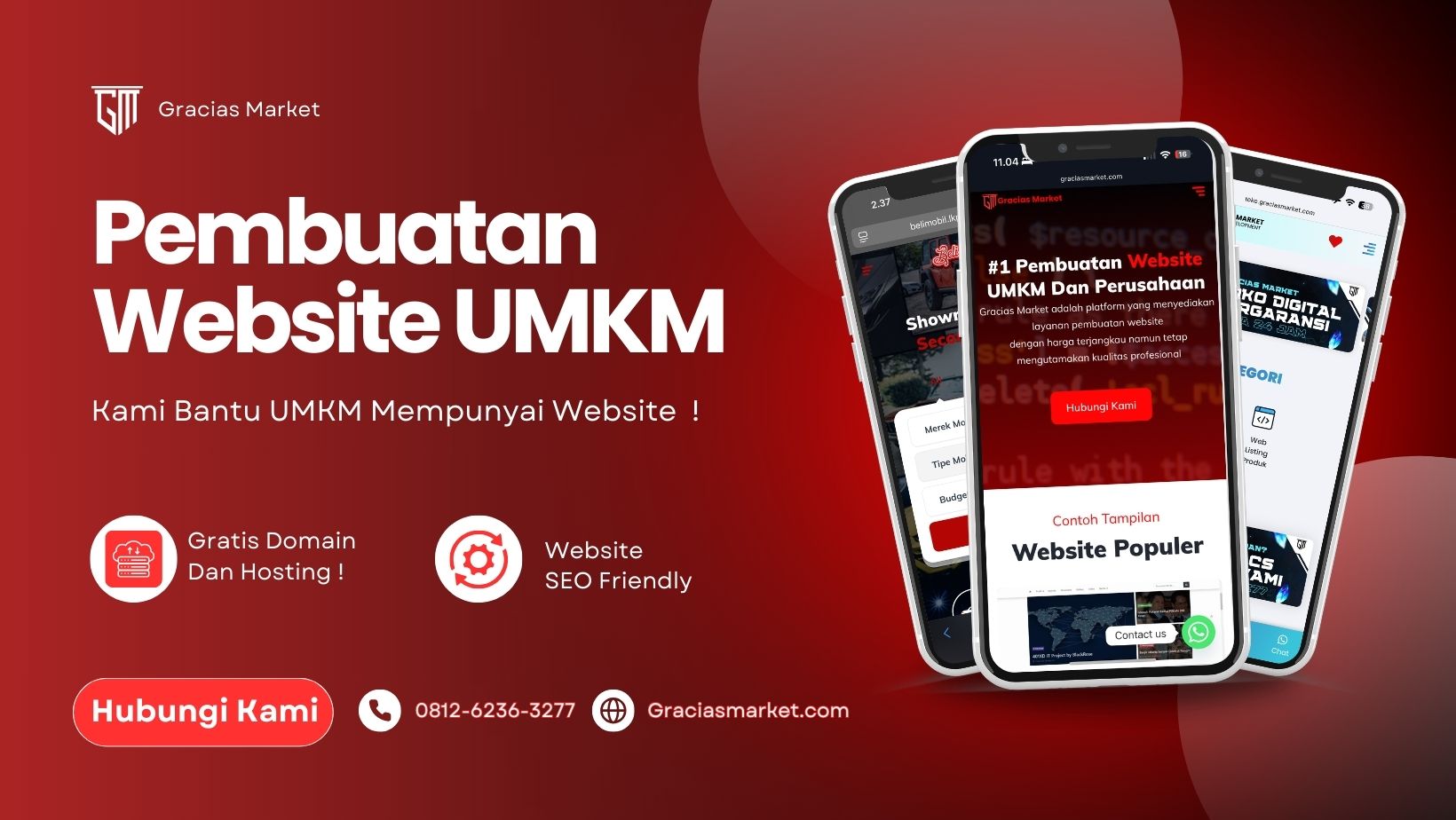 Pembuatan Website Jakarta - Bali - Gracias Market